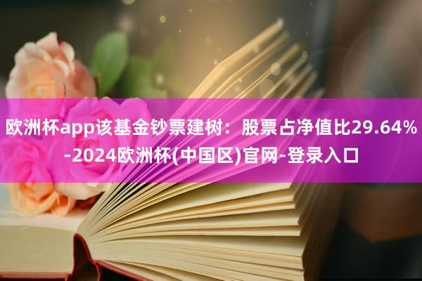 欧洲杯app该基金钞票建树：股票占净值比29.64%-2024欧洲杯(中国区)官网-登录入口