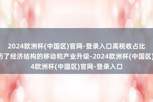 2024欧洲杯(中国区)官网-登录入口高税收占比的地区常常阅历了经济结构的移动和产业升级-2024欧洲杯(中国区)官网-登录入口